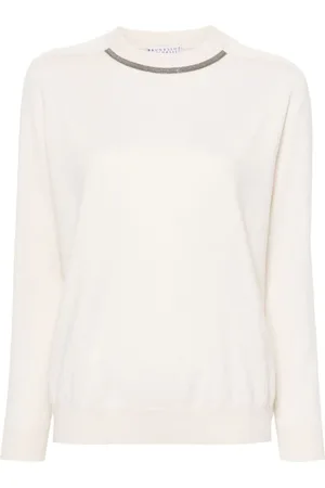 Brunello Cucinelli Donna, Maglie, Bianco, M, new