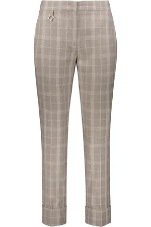 LORENA ANTONIAZZI Donna, Pantaloni, Marrone, S, new