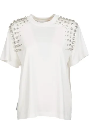 Des Phemmes Donna, Top, Bianco, S, new