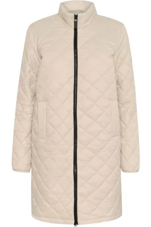 Kaffe Donna, Cappotti, Grigio, L, new