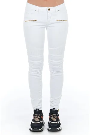 FRANKIE MORELLO Donna, Jeans, Bianco, XS, new