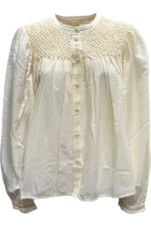 ULLA JOHNSON Donna, Camicette , Bianco, L, new
