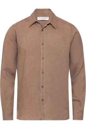 Orlebar Brown Uomo, Magliette, Marrone, XL, new