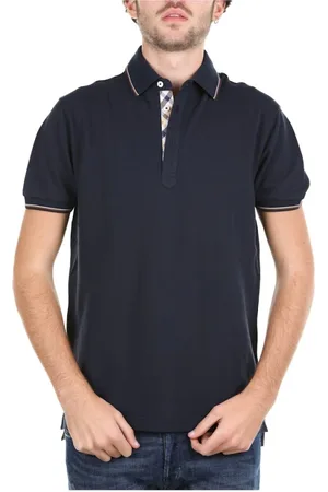 Aquascutum Uomo, Top, Blu, M, new