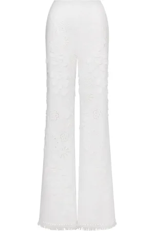 Alberta Ferretti Donna, Pantaloni, Bianco, S, new