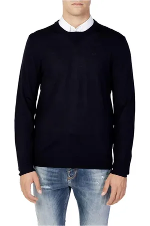Armani Exchange Uomo, Maglie, Blu, XL, new