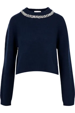 SEMICOUTURE Donna, Maglie, Blu, L, new