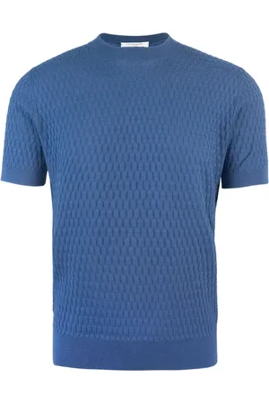 Paolo Pecora Uomo, Top, Blu, XL, new