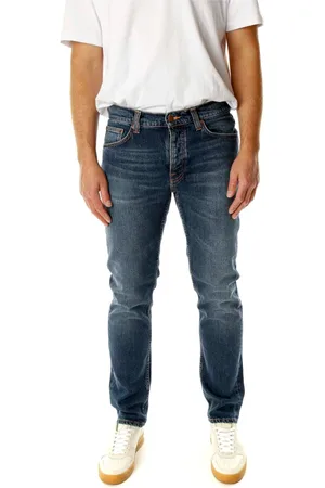 Nudie Jeans Uomo, Jeans, Blu, W36 L34, new
