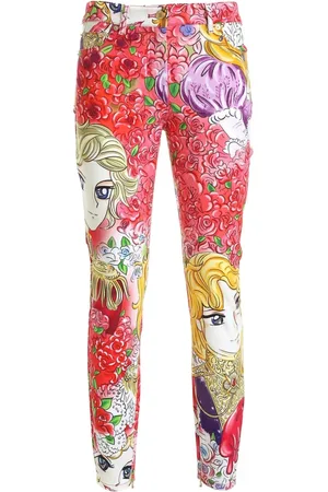 Moschino Donna, Pantaloni, Multicolore, S, new
