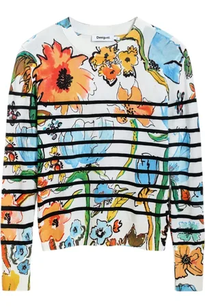 Desigual Donna, Maglie, Multicolore, 2Xl, new