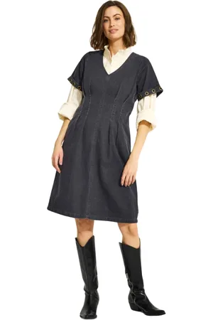 In Front Donna, Abiti, Grigio, 2Xl, new