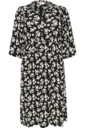 Kaffe Donna, Abiti, Nero, 6Xl, new
