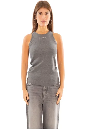 Pinko Donna, Top, Grigio, L, new