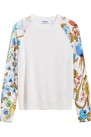 Desigual Donna, Maglie, Bianco, L, new