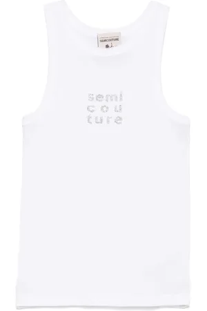SEMICOUTURE Donna, Top, Bianco, M, new