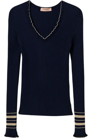 Twin-Set Donna, Maglie, Nero, XL, new