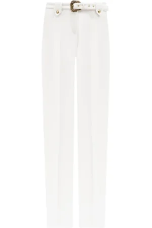 VERSACE Donna, Pantaloni, Bianco, S, new