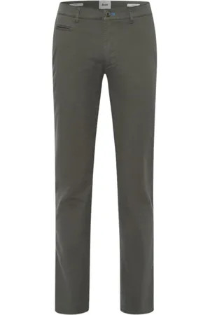 Brax Uomo, Pantaloni, Verde, W36 L36, new