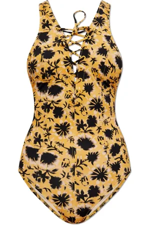 ULLA JOHNSON Donna, Costumi da bagno, Giallo, M, new
