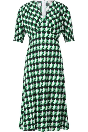 Diane von Furstenberg Donna, Abiti, Verde, XS, new