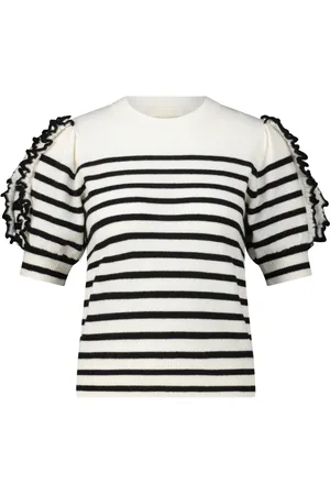 ULLA JOHNSON Donna, Maglie, Bianco, M, new