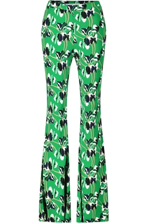 Diane von Furstenberg Donna, Pantaloni, Verde, M, new