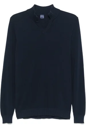 FEDELI Uomo, Maglie, Blu, L, new