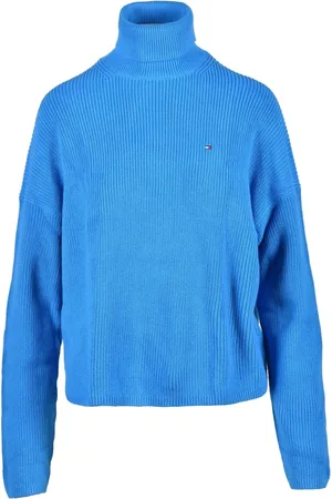 Tommy Hilfiger Donna, Maglie, Blu, XS, new