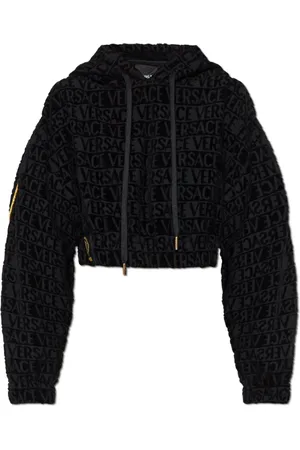 VERSACE Donna, Felpe, Nero, 2Xs, new
