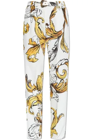 VERSACE Donna, Pantaloni, Bianco, 2Xs, new