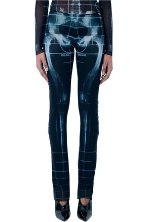 Jean Paul Gaultier Donna, Pantaloni, Nero, XS, new