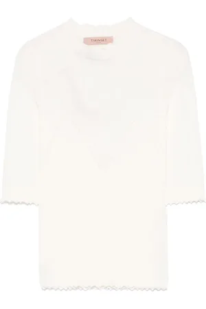 Twin-Set Donna, Maglie, Bianco, S, new
