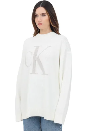 Calvin Klein Donna, Maglie, Bianco, M, new