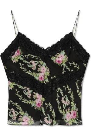 LOVESHACKFANCY Donna, Top, Nero, L, new