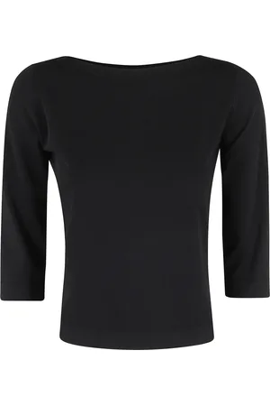 Roberto Collina Donna, Top, Nero, L, new