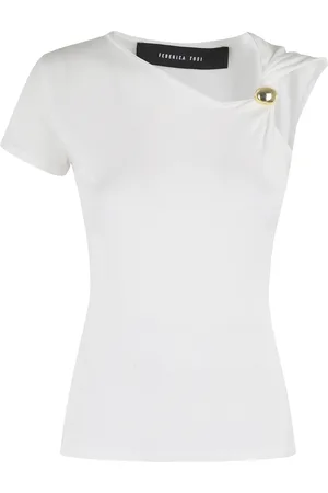 FEDERICA TOSI Donna, Top, Bianco, S, new