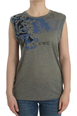 Costume National Donna, Top, Grigio, L, new
