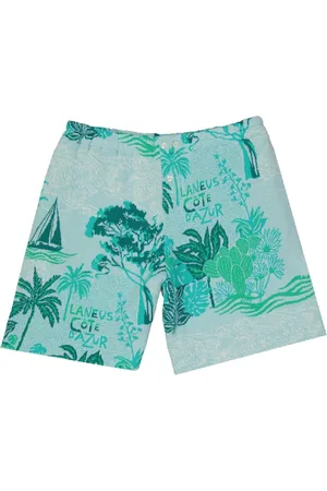 LANEUS Uomo, Costumi da bagno, Verde, M, new