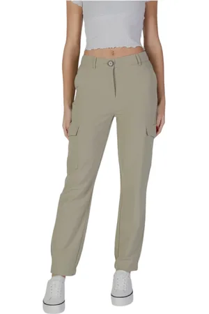 B YOUNG Donna, Pantaloni, Verde, L, new