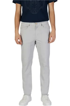 Jeckerson Uomo, Pantaloni, Grigio, W33, new