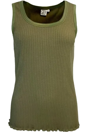 2-Biz Donna, Top, Verde, L, new