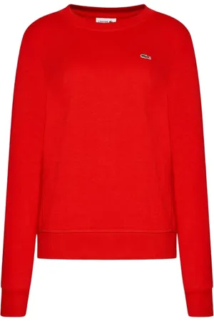 Lacoste Donna, Felpe, Rosso, 2Xl, new