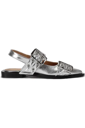 Ganni Donna, Scarpe, Grigio, 37 EU, new