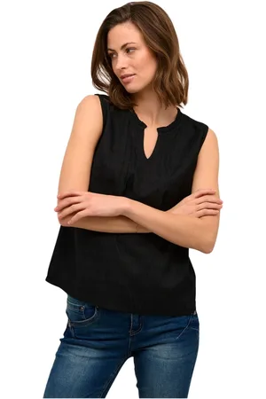 Cream Donna, Top, Nero, 3Xl, new