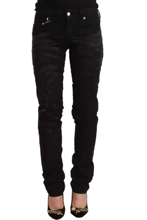 Roberto Cavalli Donna, Jeans, Nero, W24, new