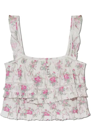 LOVESHACKFANCY Donna, Top, Bianco, M, new