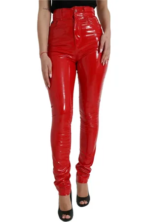 Dolce & Gabbana Donna, Pantaloni, Rosso, S, new