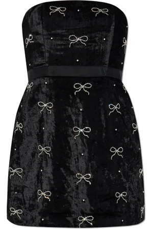 LOVESHACKFANCY Donna, Abiti, Nero, 2Xs, new