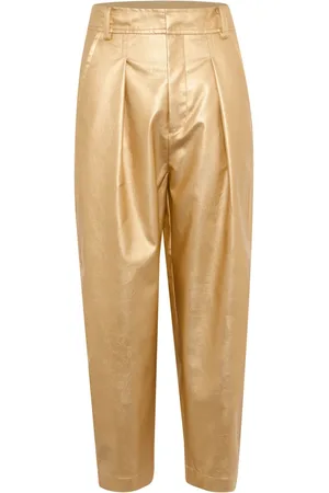 INWEAR Donna, Pantaloni, Giallo, M, new